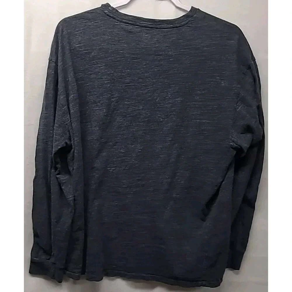 Polo Ralph Lauren Men's Long‎ Sleeve Charcoal Gray Pullover Large